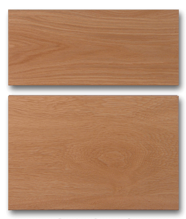 Slab drawer front